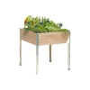 Outlet MON PETIT POTAGER Potager carré en bois sur pieds gamme Design grand modèle - 80 x 75 x 80 cm