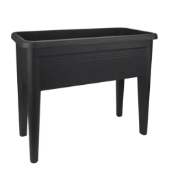 Best ELHO Potager sur pieds Green Basics ® coloris living noir 56 L - 75,5 x 36,5 x 65 cm