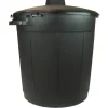Best BELLIJARDIN Poubelle en plastique coloris noir - 80L