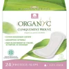 Online ORGANYC Protège slips bio flux léger en pochette individuelle x 24