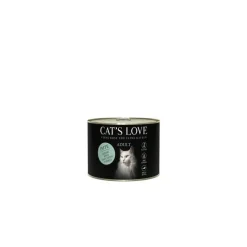 Best CAT'S LOVE Pâtée naturelle pour chat à la dinde - boite de 200 g