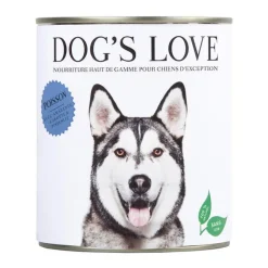 New DOG'S LOVE Pâtée naturelle pour chien au poisson - boite de 200 g