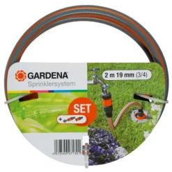 New GARDENA Équipement de branchement coloris gris Ø 19 mm x 2 m