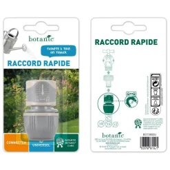 Outlet BOTANIC® Raccord rapide bi-matière universel avec système lock