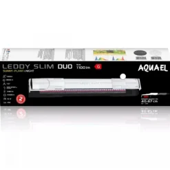 Hot BLUE CORAL Rampe LED aquarium eau douce, blanc 16W, AQUAEL, Leddy Slim Duo Sunny & Plant 2.0 - Day & Night