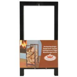 Hot ESSCHERT DESIGN Range et portes buches coloris noir en acier - 30 x 23,5 x 59,7 cm