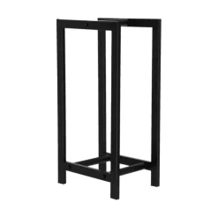 Hot ESSCHERT DESIGN Range et portes buches coloris noir en acier - 30 x 23,5 x 59,7 cm