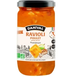 Hot DANIVAL Raviolis au poulet d'origine française 670 g