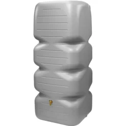 GRAF Récupérateur d’eau avec robinet gris béton Cubus – 1000 L