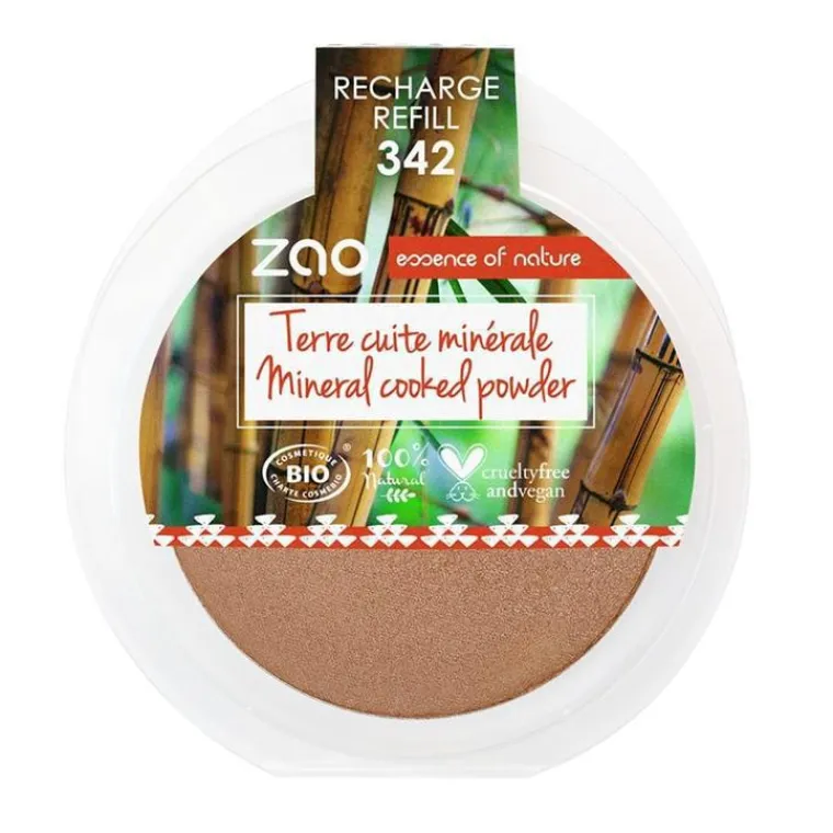 Sale ZAO Recharge terre cuite minérale Bronze cuivré 342 - 15 gr