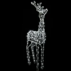 Best FESTILIGHT Renne lumineux LED à lumière fixe blanc sur secteur - 1,80 m