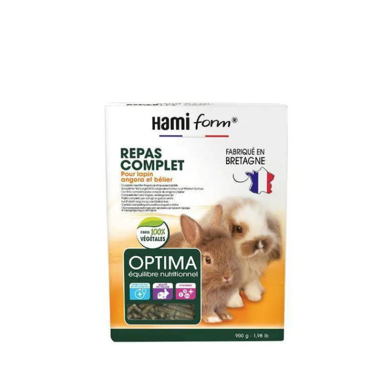 HAMIFORM Repas lapin spécial poils longs Hami Form - 900 g