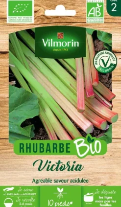 Online VILMORIN Rhubarbe Victoria Bio - graines à semer