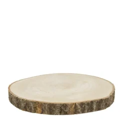 New ARTF Rondin en bois de paulownia - Ø 25 x H 3 cm