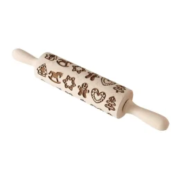 Hot BOLTZE Rouleau à pâtisserie en bois de hêtre Ginger - Ø 6 x 37 cm