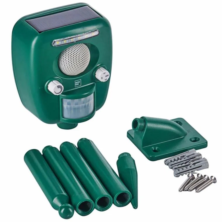 Hot SWISSINNO Répulsif animaux ultrasonique pro