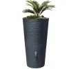 GRAF Réservoir d’eau gris graphite avec bac à plante Natura – 210 L