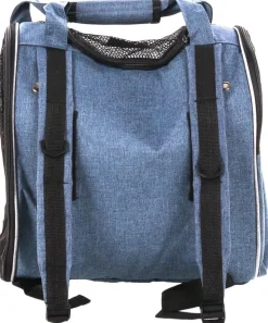 Clearance FLAMINGO Sac à dos de transport pour animal de compagnie coloris bleu Lene - 36 x 32 x 32 cm