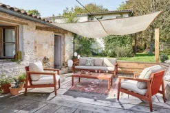 Online Salon bas yatch en aluminium, 4 pièces, rust - PROLOISIRS