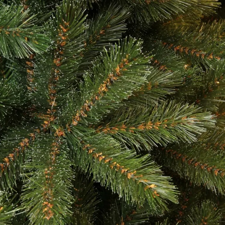 Outlet Sapin de Noël artificiel coloris vert avec toile de jute Forest Frosted