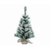 New KAEMINGK Sapin de Noël artificiel enneigé avec toile de jute Vancouver - 60 cm
