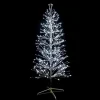 Best FESTILIGHT Sapin de Noël lumineux LED à lumière blanc pétillant sur secteur - 1,20 m
