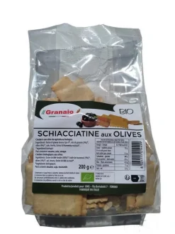 New IL GRANAIO Schiacciatine olive bio - 200 g