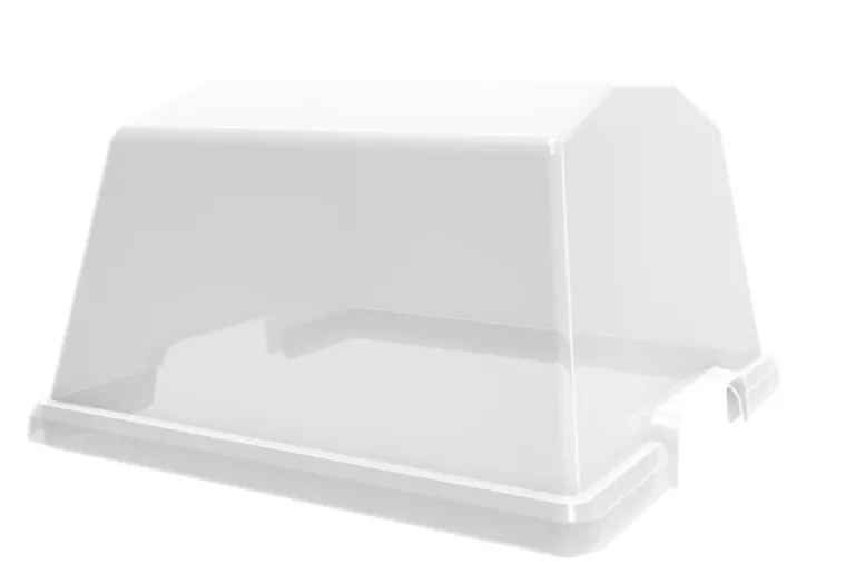 New BOTANIC® Serre pour carré haut VEG&TABLE aromatique « BOTANIC » coloris transparent en plastique - 37,6 x 37 x 21,6 cm