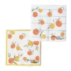 New BOLTZE Serviettes en papier blanc motif fruits x 20 - 16,5 x 16,5 cm