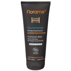 New FLORAME Shampoing Douche L’Eau Aromatique tube 200 ml noir