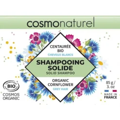 Hot COSMO NATUREL Shampoing solide pour cheveux blancs centaurée - 85 g