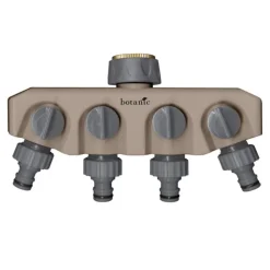 Best BOTANIC® Sélecteur 4 sorties filetées avec nez de robinet