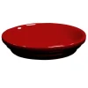 Outlet DECOLINES Soucoupe de pot en terre cuite émaillée rouge Grenat - Ø 24 cm