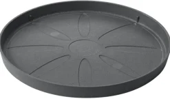 DEROMA Soucoupe pour pot de fleurs Origin coloris noir - Ø 32 cm x 2,9 cm