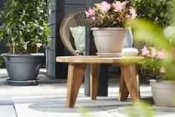 Best ELHO Soucoupe ronde en plastique recyclé anthracite - Ø 35 cm