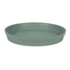 Clearance EDA Soucoupe ronde en polypropylène vert laurier Toscane - Ø 40 cm