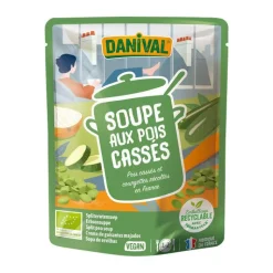 Hot DANIVAL Soupe bio de pois cassés 50 cl