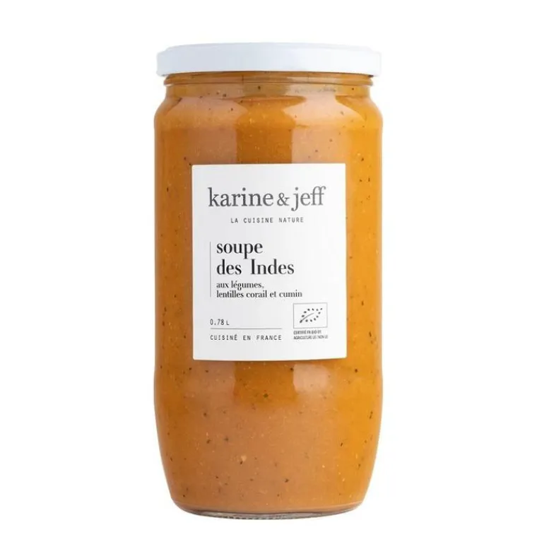 Sale KARINE & JEFF Soupe des Indes bio - 780 ml