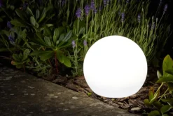 SMART GARDEN Sphère pour jardin couleurs changeantes coloris multicolore effet blanc froid en plastique Smartgarden - 23 x 25 x 25 cm