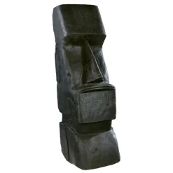 Outlet HAIRIE GRANDON Statue en béton ciré anthracite Moia - 80 cm