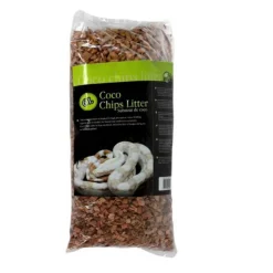 Clearance REPTILE PLANET Substrat pour terrarium coloris marron éclat de coco e Coco Chips Litter - 6 L