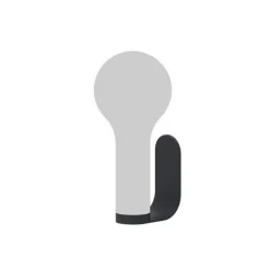 Sale FERMOB Support applique murale coloris blanc en aluminium - 12 x 5 cm