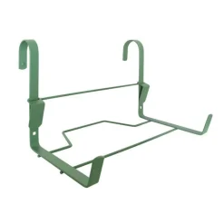 Online LOUIS MOULIN Support de jardinière à crochet en fer plat vert pâle - 35 x 18 cm