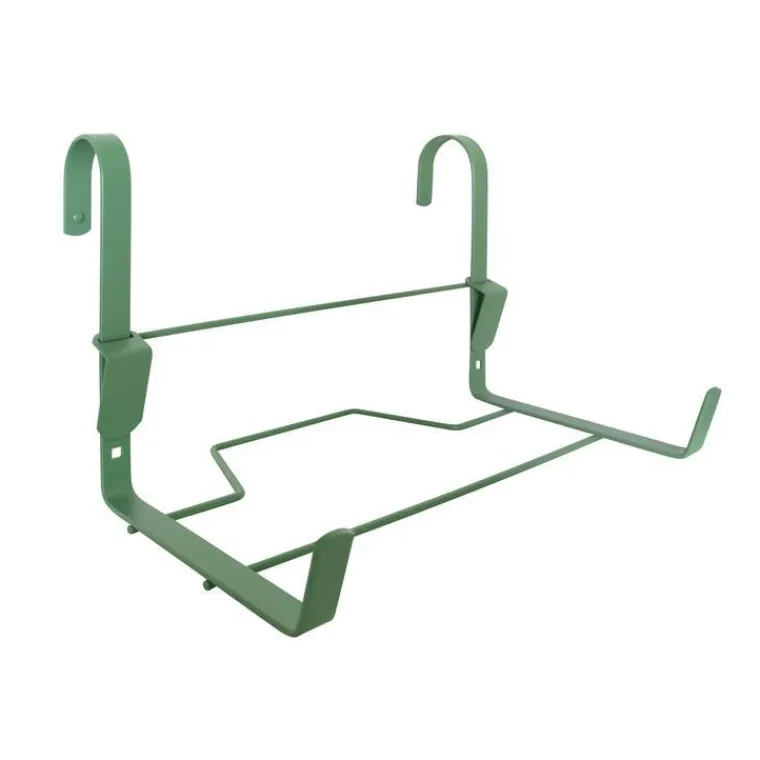 Online LOUIS MOULIN Support de jardinière à crochet en fer plat vert pâle - 35 x 18 cm