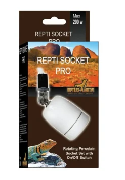 New REPTILE PLANET Support de lampe pour terrarium en porcelaine coloris blanc Repti Socket