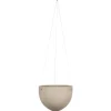 New DEROMA Suspension en céramique taupe Scheurich 845 Taupe stone - Ø 18 cm