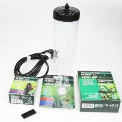 JBL Système de fertilisation bio au CO2 pour plantes en aquariums d’eau douce de 40 à 80 litres Proflora CO2 Basic Bio Set