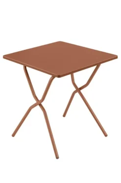Online LAFUMA MOBILIER Table Balcony colorblock canyon en acier zingué Lafuma - 70 x 64 x 73 cm