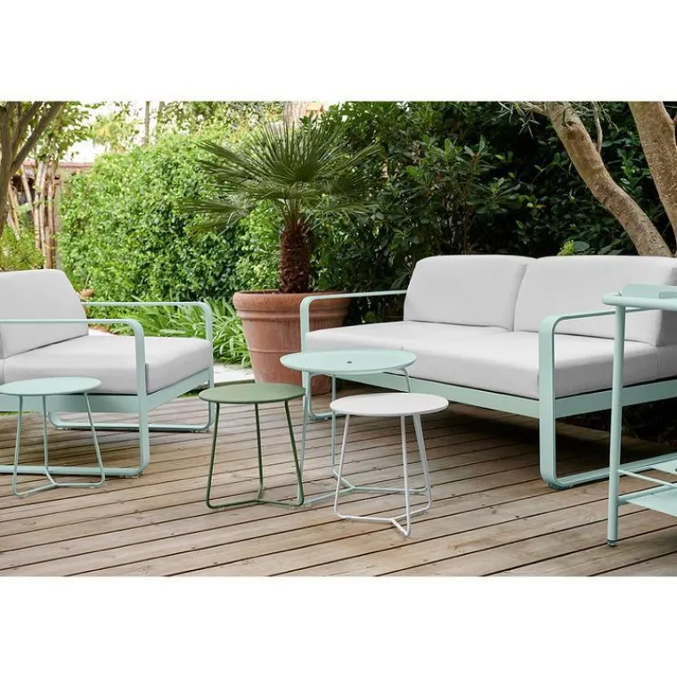 Online FERMOB Table basse cocotte coloris romarin de 34 x 36 xcm