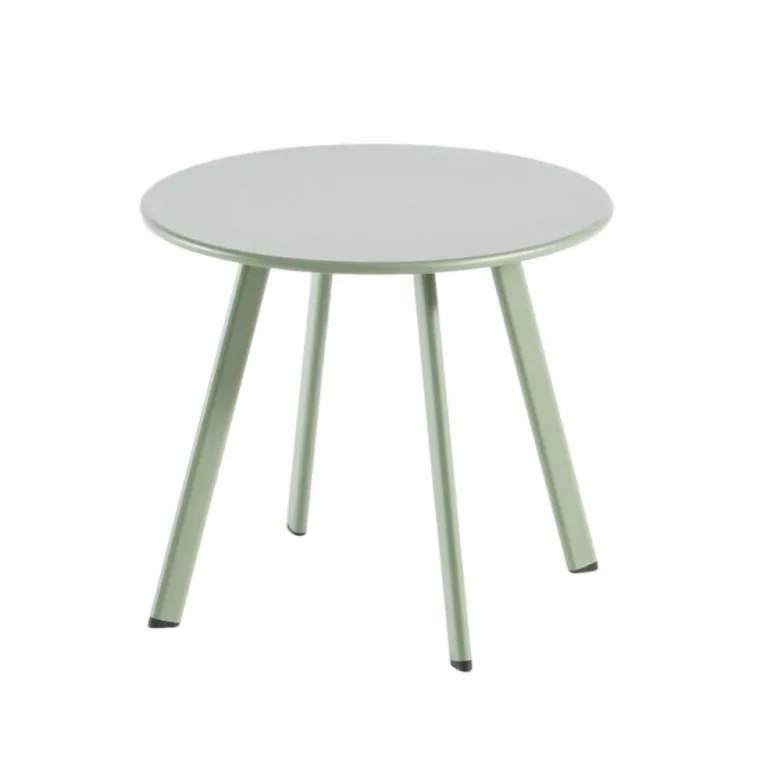 Hot Table basse coloris vert en acier Massai - 35 cm